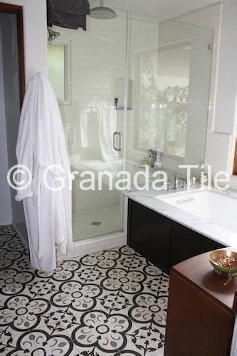 Custom Granada Tile In Our Normandy Cement Tile Design Adds Flair To A