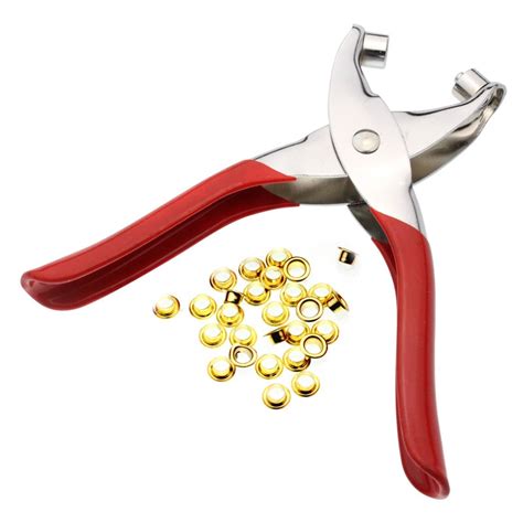 1pc Plier Tool 100 Sets Gold Metal Prong Snap Buttons Fasteners Press