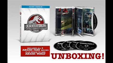 Jurassic Park Blu Ray Collection Unboxing Youtube