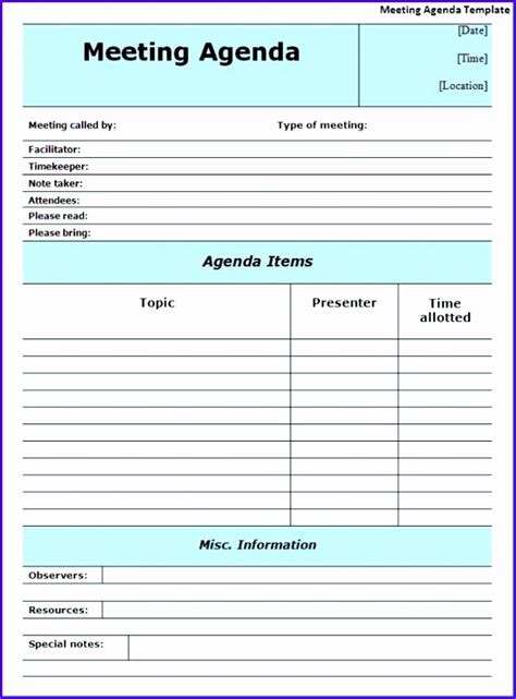 Minutes Of Meeting Template Excel Excel Templates Excel Templates Riset
