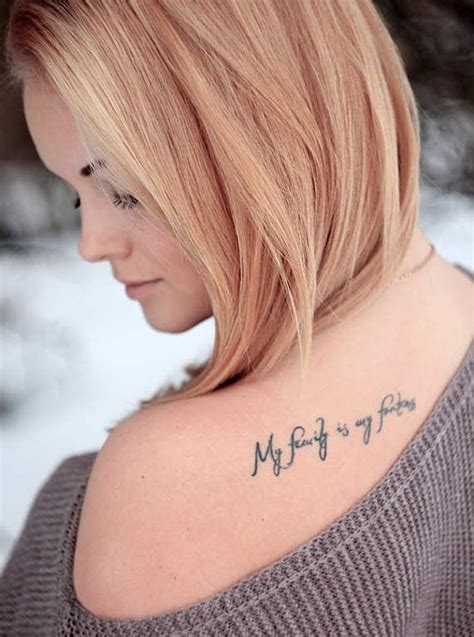 50 Inspirational Saying Lettering And Quotes Tattoos