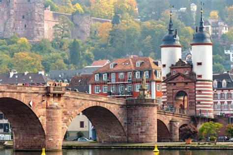 Bridge At Heidelberggermany Stock Photo Image Of Light Castle 65124914