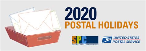 Download 2020 Postal Holiday Calendar Spc