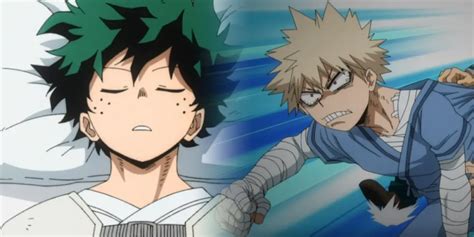 My Hero Academia Puts Deku In A Coma By Confirming Hes Weaker Than Bakugo