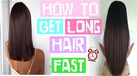 How To Grow Your Hair Long Fast Grow Your Hair In 1 Week Youtube