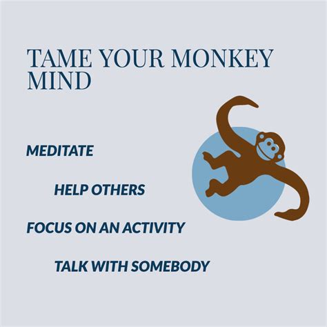 Monkey Mind Mental Minutes Success Coaching