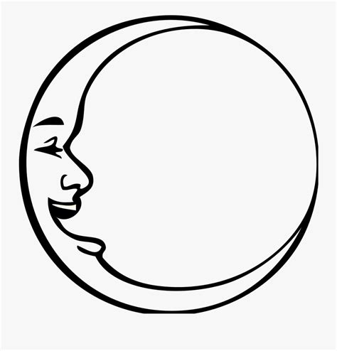 Moon Clipart Black And White Full Moon Clipart Black And