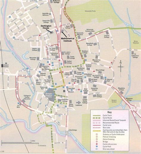 Mapa Oxford Plano De Oxford
