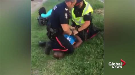 Video From 2018 Shows Edmonton Police Officer Using His Knee On Mans Neck During Arrest