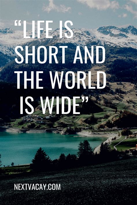 Life Is Short Quotes Adventure Quotes Travel More