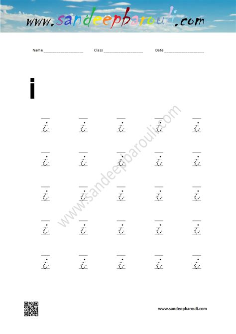 Cursive Writing Worksheet For Small Letters I Sandeepbaroulicom