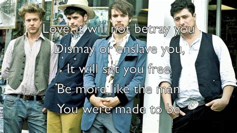 Sigh No More Mumford And Sons Official Lyrics Youtube