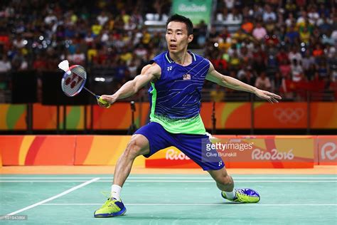 3 (3 silver) world championships. Chong Wei Lee of Malaysia competes against Dan Lin of ...