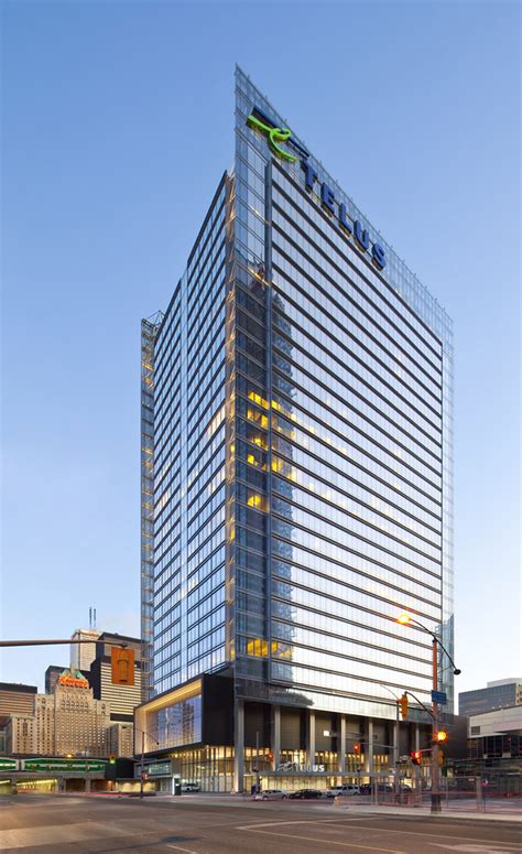 Architectural Glass For Telus Tower Viracon Sweenyandco Architects Inc