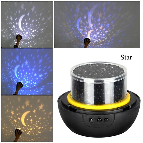 Led Night Light Starry Sky Magic Star Moon Planet Projector Lamp For