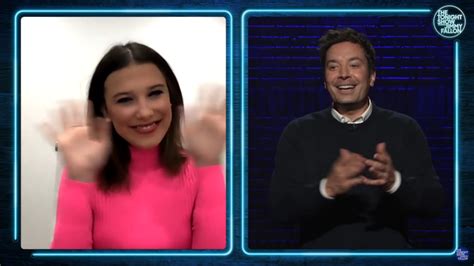 Jimmy Fallon And Millie Bobby Brown Face Off In A New Lip Sync Battle
