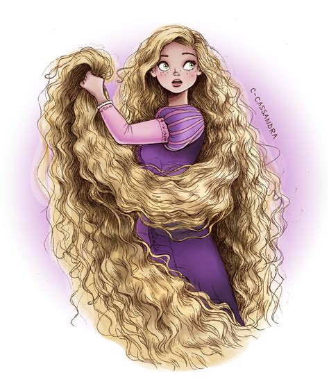 Disney Princesses The Hair Struggle Is Real By Artist C Cassandra — Geektyrant