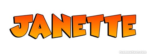 Janette Logo Outil De Conception De Nom Gratuit à Partir De Texte