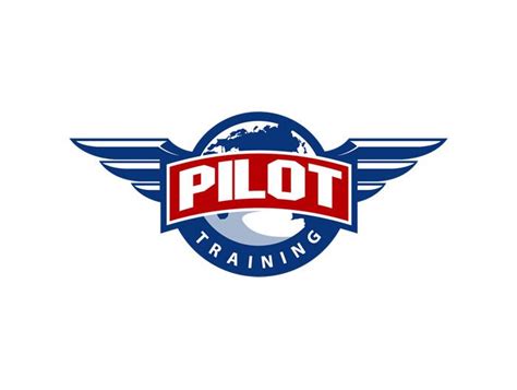 Pilot Training Aviation Logo Pilot Training Airline Logo
