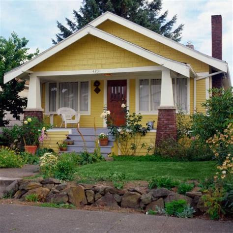 Image Result For Craftsman Bungalow Yellow Exterior House Paint
