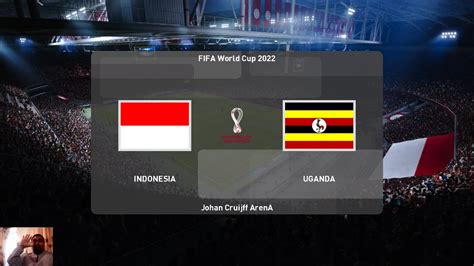 Pes 2020 Indonesia Vs Uganda Fifa World Cup 2022 Qatar Full Match