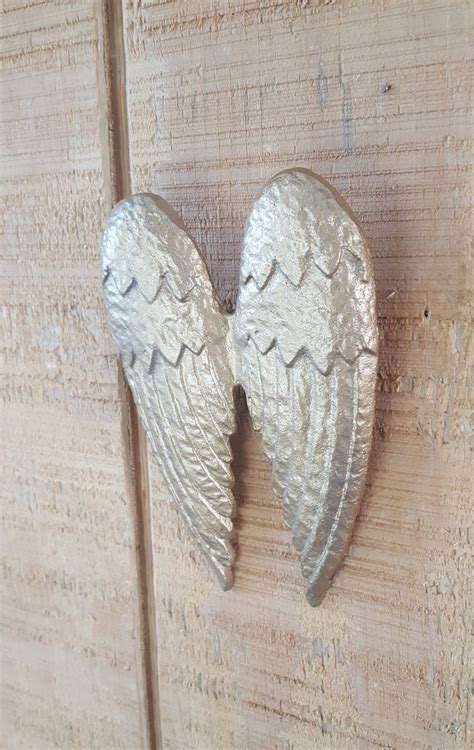 cast iron angel wings angel wings angel decor religious etsy