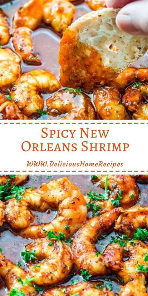 Crusty bread and ice cold beer are good accompaniments. Spicy New Orleans Shrimp | Spicy recipes, Recipes, Cooking ...