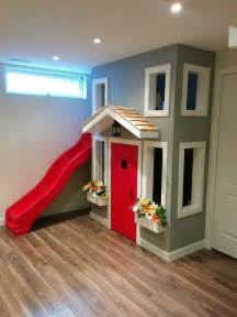 Indoor Playhouse Play Houses Home Basement Playroom