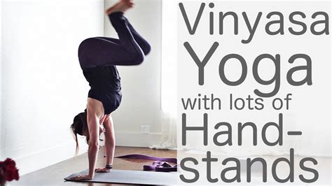Minute Glowing Yoga Body Workout Vinyasa Handstands Yoga Interest