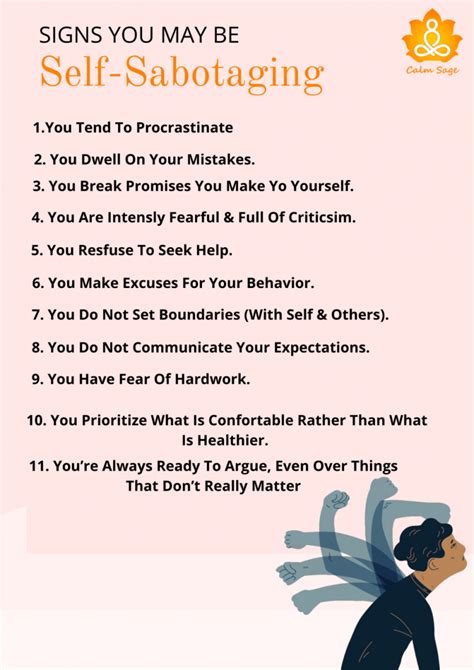 signs you re self sabotaging and how to stop self sabotaging behavior