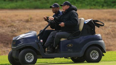 Tiger Woods Withdraws From Genesis Invitational Ambulance Arrives At