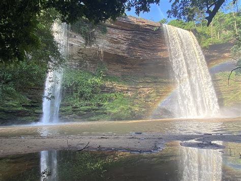 Boti Falls After A Light Rain Held Sacred By The Krobo Tribe Rghana
