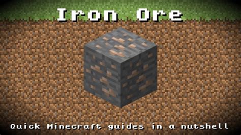 Use it as with any material to make golden tools mining redstone ore will drop multiple redstone. Minecraft - Iron Ore! Recipe, Item ID, Information! *Up to ...