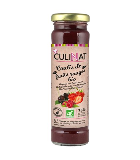 Coulis de fruits rouges BIO 160g