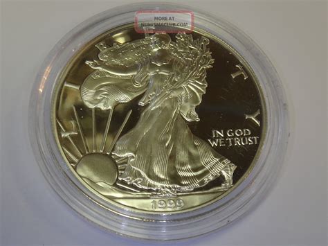 1999 P American Eagle Proof 1 Oz 999 Fine Silver Bullion Dollar Coin