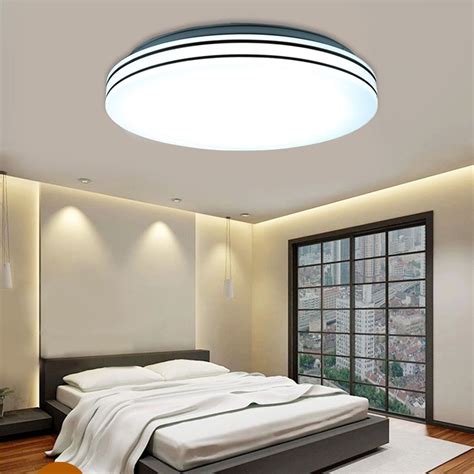 Things like kitchen ceiling lighting fixtures don't just illuminate the room, but they can also make a dramatic style statement. 24W Round LED Ceiling Light Flush Mount Fixture Lamp ...