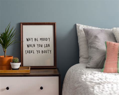 Positive Quote Print Funny Bedroom Art Dorm Room Wall Decor Etsy