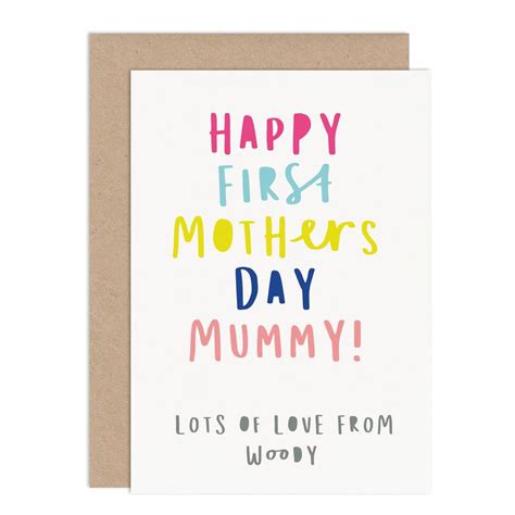 Check spelling or type a new query. Personalised First Mothers Day Card By Russet And Gray | notonthehighstreet.com