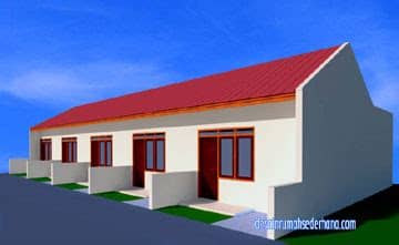 Bandung kulon, bandung kota, jawa barat. Desain Rumah Petak 5 Pintu | desainrumahsederhana.com