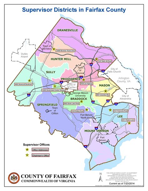Fairfax County School District Map Map Of West