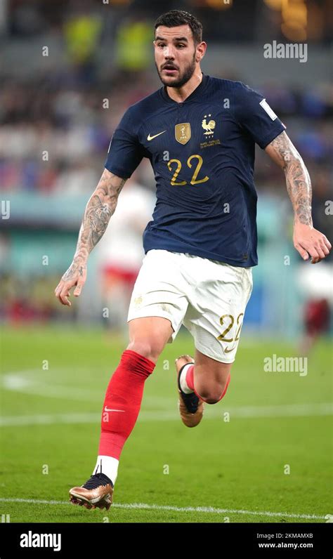 Frances Theo Hernandez In Action During The Fifa World Cup Group D