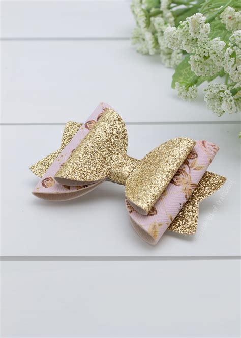 Faux Leather Hair Bows For Girls Diy Hair Bows Girls Bows Girl