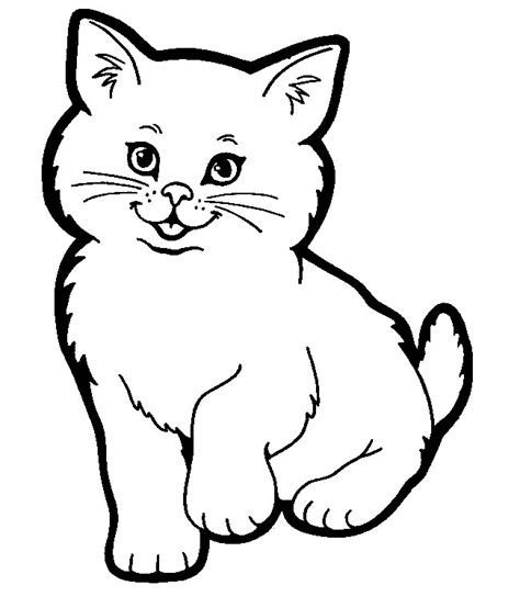 Drawing a cat is easy to do. Outline Drawing Of A Cat at GetDrawings | Free download