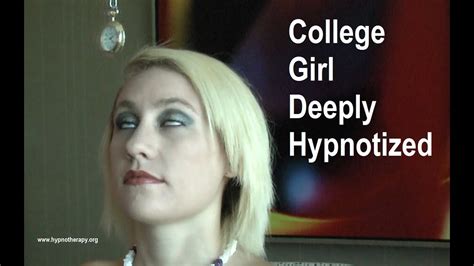 Hypnosis Blonde Girl Deeply Hypnotized By Pocket Watch Part 1