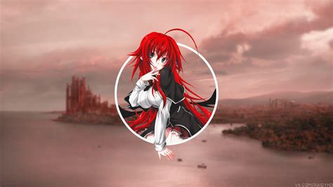 Wallpaper Anime Girls Picture In Picture Gremory Rias Highschool
