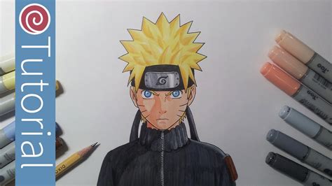 How To Draw Naruto From Naruto Shippuden Drawing Tutorial