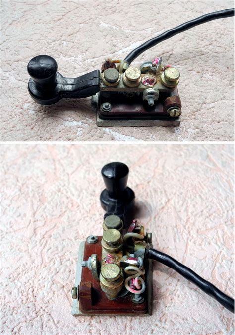 Portable Miniature Military Telegraph Key Vintage Soviet Etsy