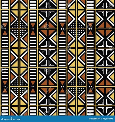 Tissu Africain D impression éléments Géométriques Bologan Ethniques De