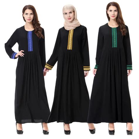 Muslim Abaya Dress Islamic Abaya For Women Pakistan Traditional Clothing Beading Muslim Long