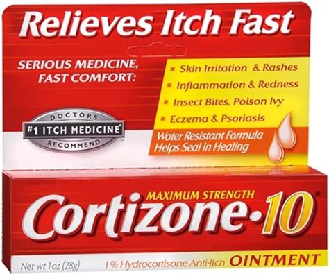 Cortizone 10 Ointmnt Size 1z Cortizone 10 Maximum Strength Anti Itch Ointment